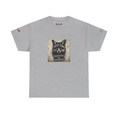 Rebel Graphic Tee - Unisex Heavy Cotton T-Shirt for the Wild at Heart. Rebel Tees, Born to Be Worn - Outfox The Ordinary