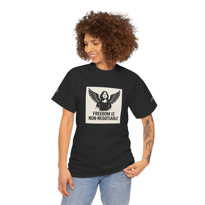 Rebel Graphic Tee - Unisex Heavy Cotton T-Shirt for the Wild at Heart. Rebel Tees, Born to Be Worn - FREEDOM IS NON-NEGOTIABLE