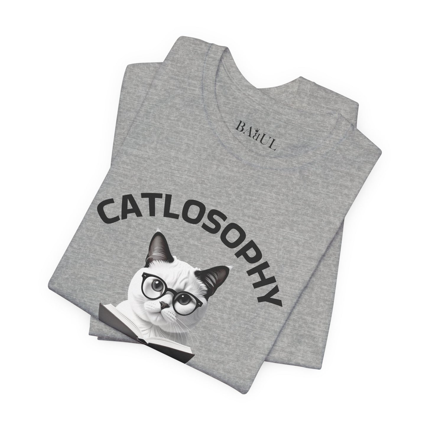 Catlosophy Unisex Jersey Short Sleeve Tee –  "The Key to Life" Design