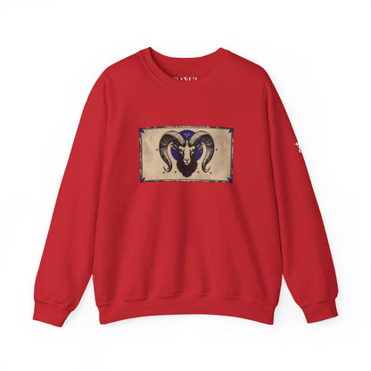 Aries - Gothic Zodiac Blue Sweatshirt