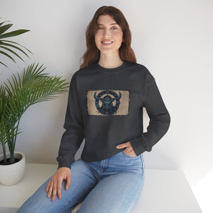 Capricorn - Gothic Zodiac Blue Sweatshirt
