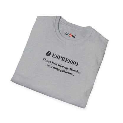 CoffeeTherapy T-Shirt – Irony Is the Best Cure (Right After Coffee)