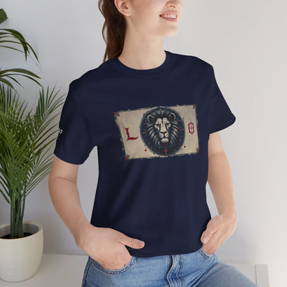 Leo - Gothic Zodiac T-Shirt. Zodiac in the Shadows