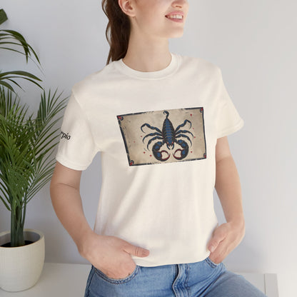 Scorpio - Gothic Zodiac T-Shirt. Zodiac in the Shadows