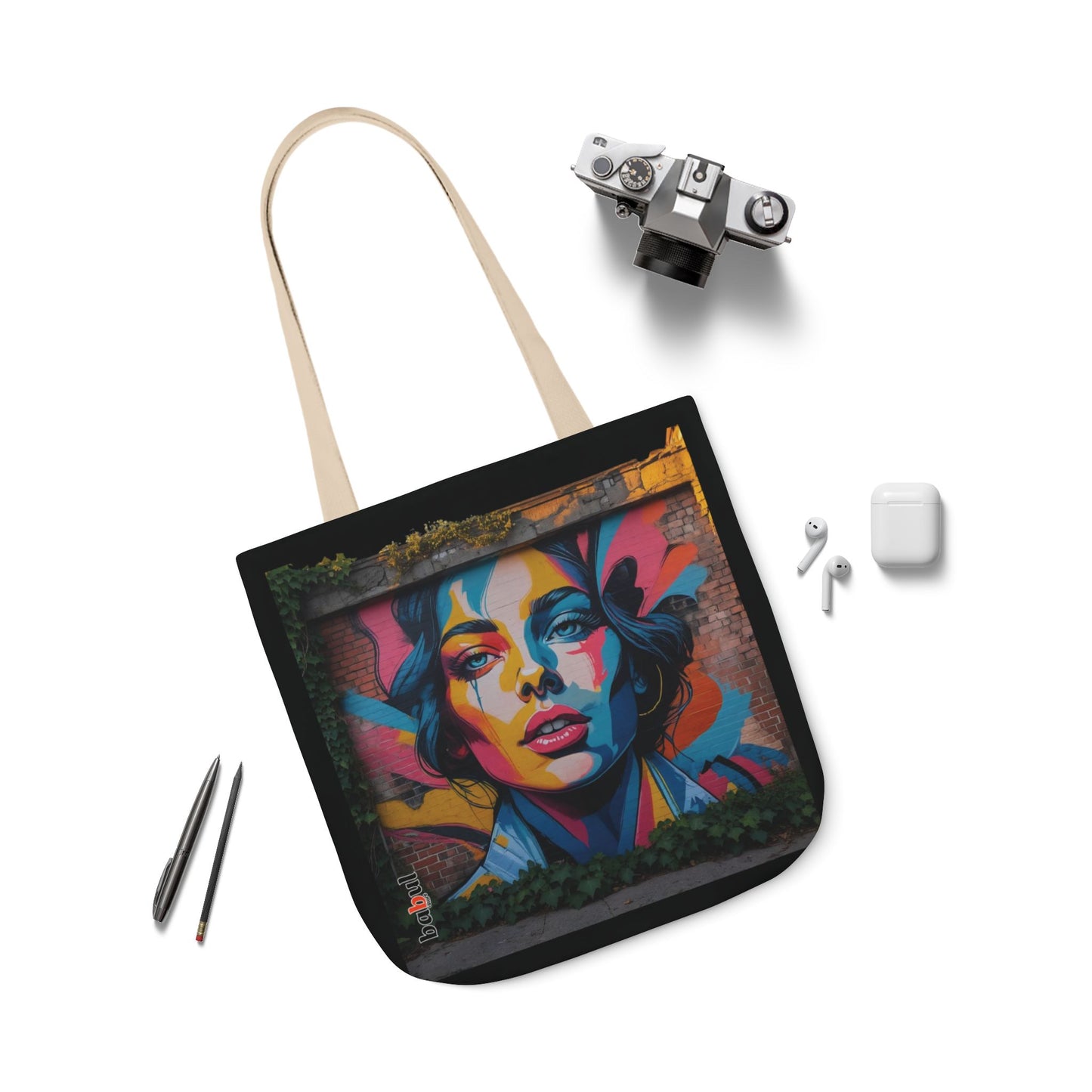 Artistic Surge - Eco-Friendly Canvas Tote Bag - FEMALE FACE