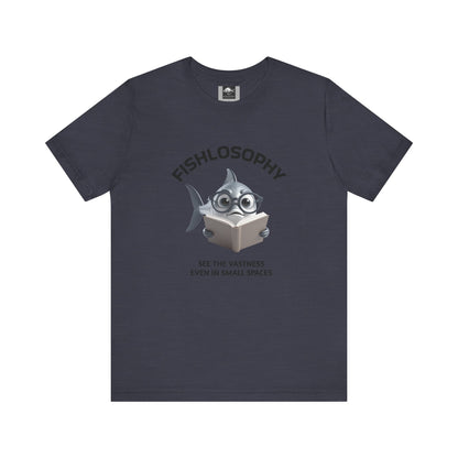 Fishlosophy Unisex Jersey Short Sleeve Tee –  See the vastness even in small spaces