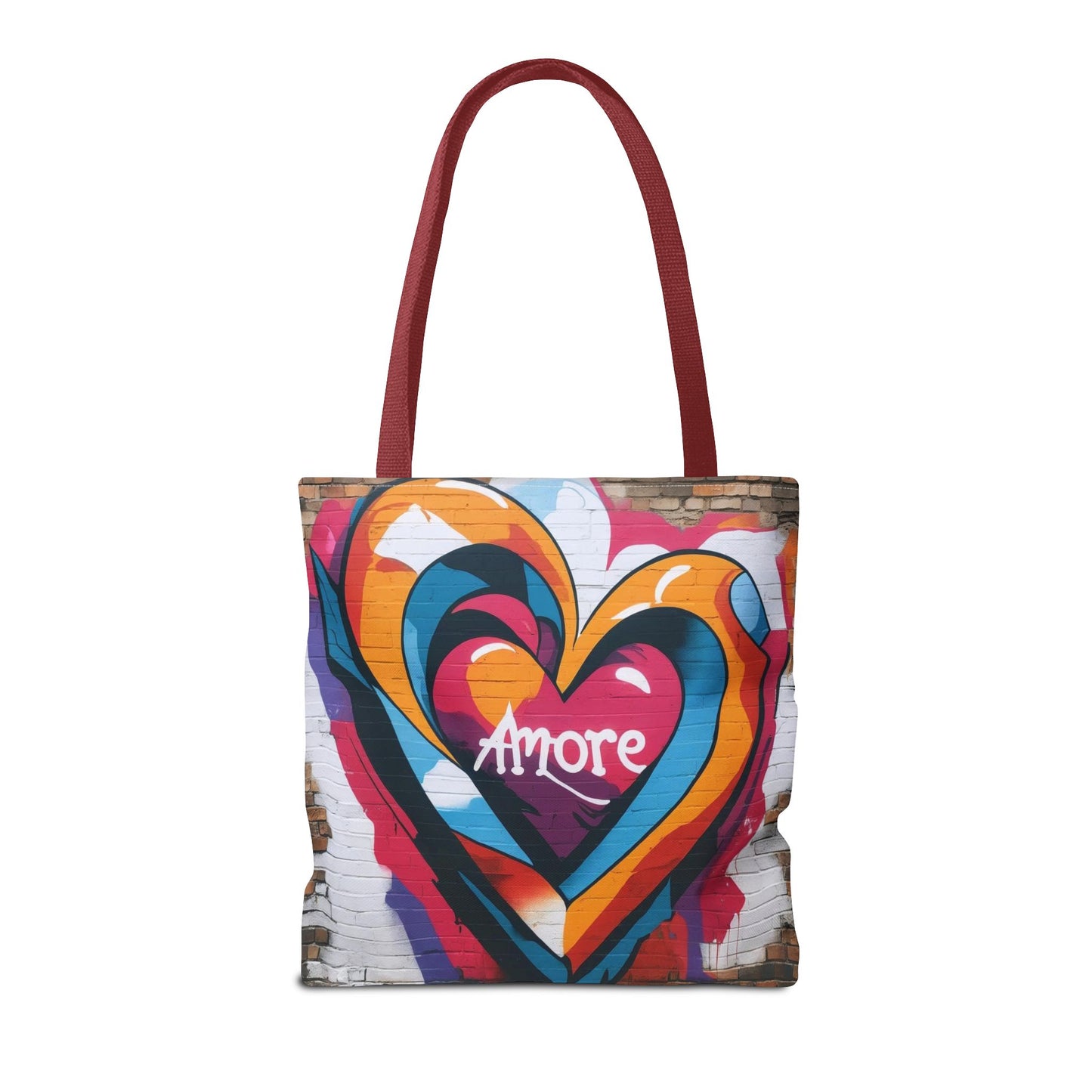 Artistic Surge - Eco-Friendly Canvas Tote Bag - HEART