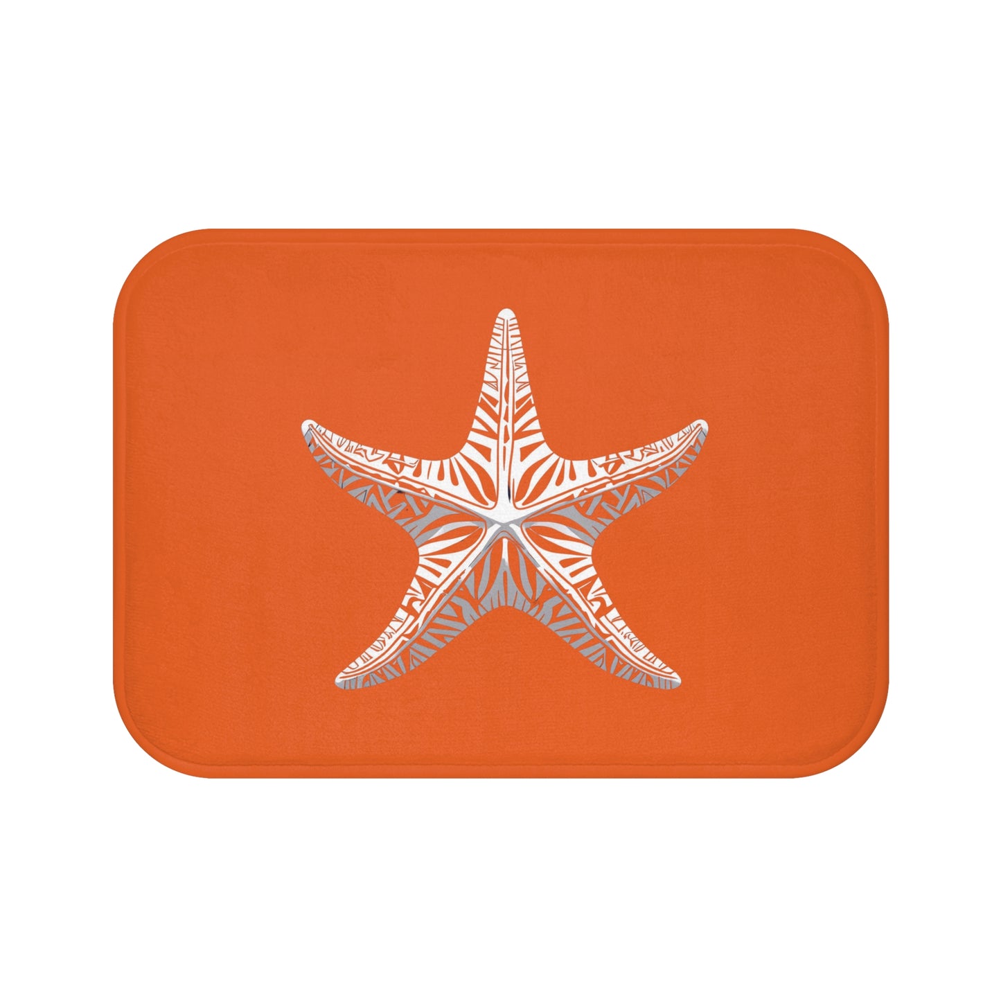 Tribal Bath Mat. Ocean Energy, Tribal Style