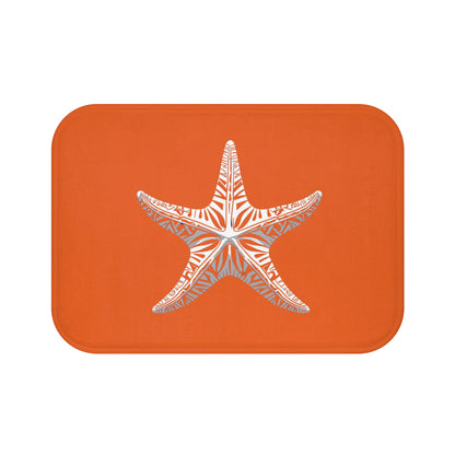 Tribal Bath Mat. Ocean Energy, Tribal Style