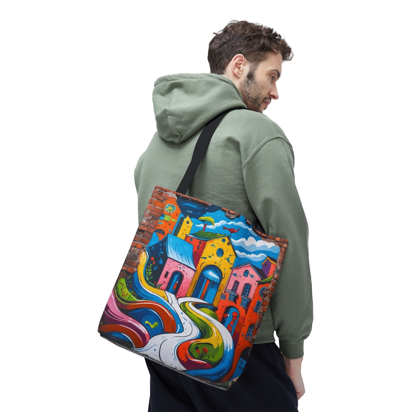 Artistic Surge - Eco-Friendly Canvas Tote Bag - HOUSES