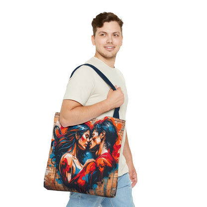 Artistic Surge - Eco-Friendly Canvas Tote Bag - LOVERS