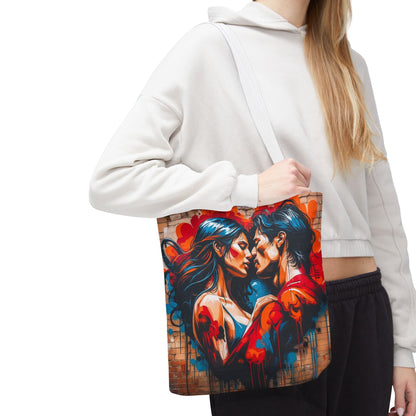 Artistic Surge - Eco-Friendly Canvas Tote Bag - LOVERS