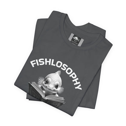 Fishlosophy Unisex Jersey Short Sleeve Tee –  The Early Worms Get Eaten First