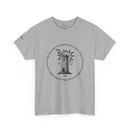 The Tower - ArcanaPop T-Shirt – Where Tarot Magic Meets Pop Art