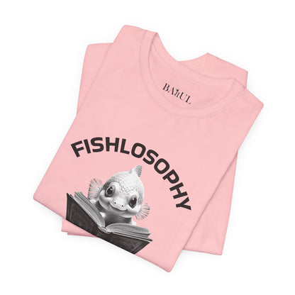 Fishlosophy Unisex Jersey Short Sleeve Tee –  The Early Worms Get Eaten First