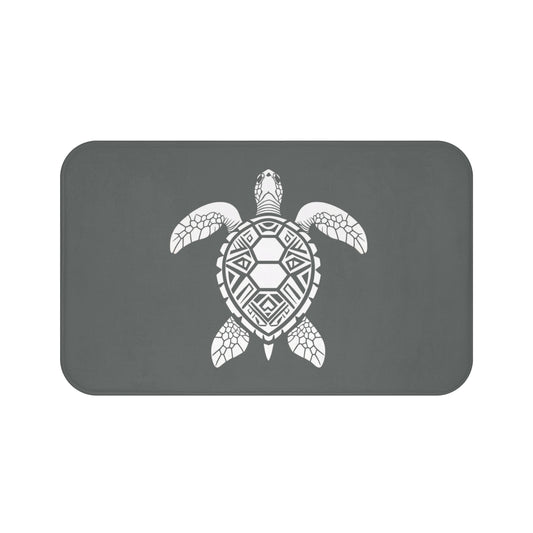 Tribal Bath Mat. Ocean Energy, Tribal Style