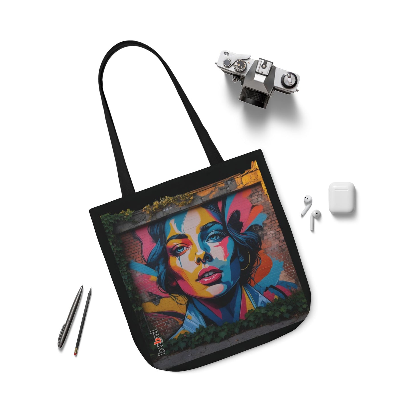 Artistic Surge - Eco-Friendly Canvas Tote Bag - FEMALE FACE