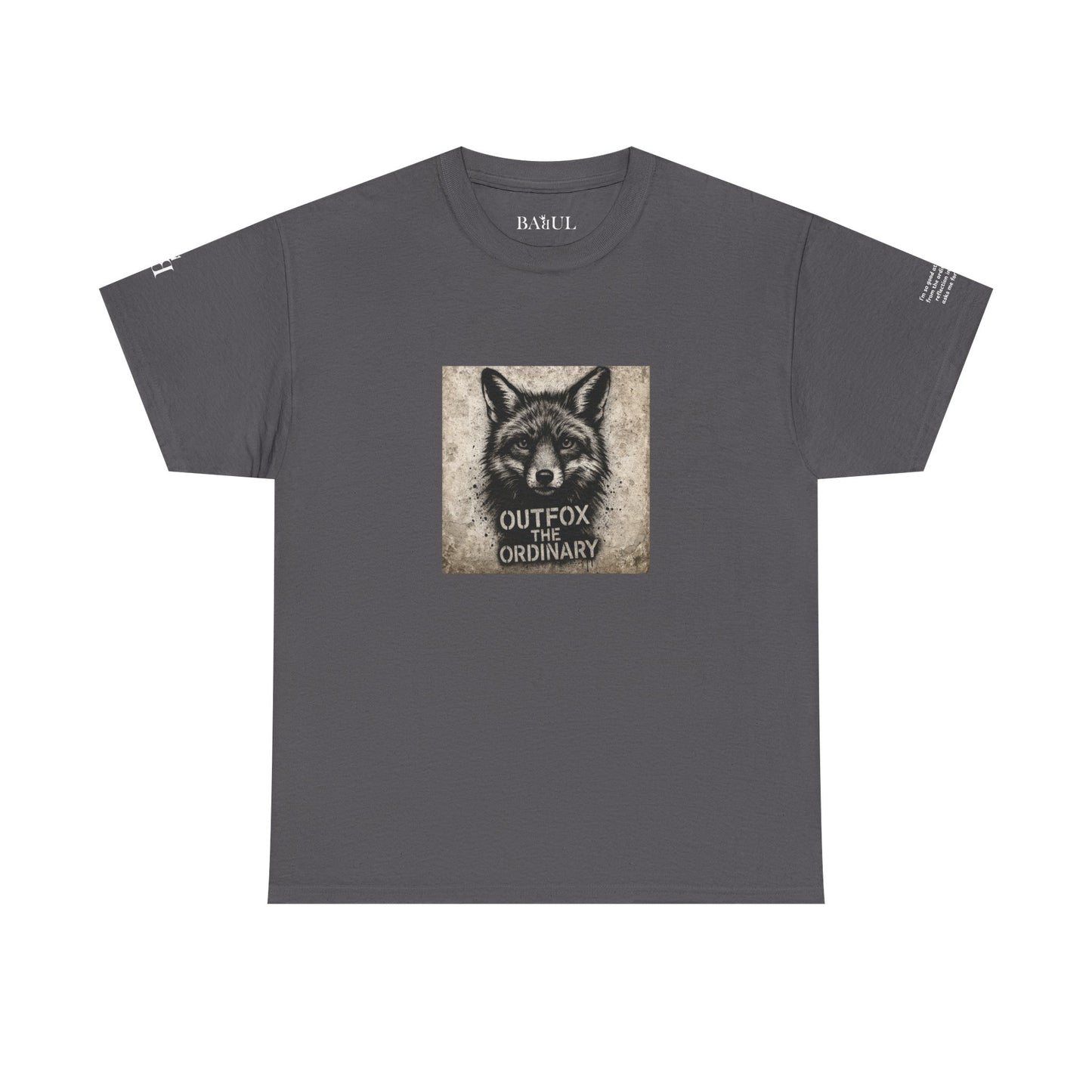 Rebel Graphic Tee - Unisex Heavy Cotton T-Shirt for the Wild at Heart. Rebel Tees, Born to Be Worn - Outfox The Ordinary