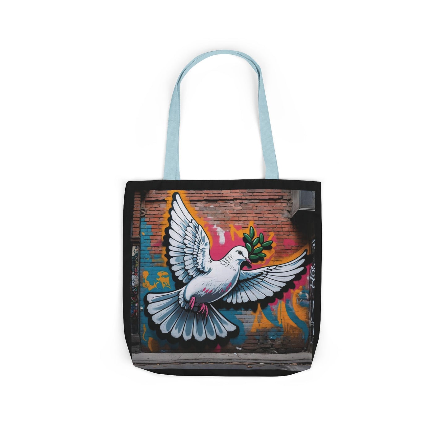 Artistic Surge - Eco-Friendly Canvas Tote Bag - PEACE