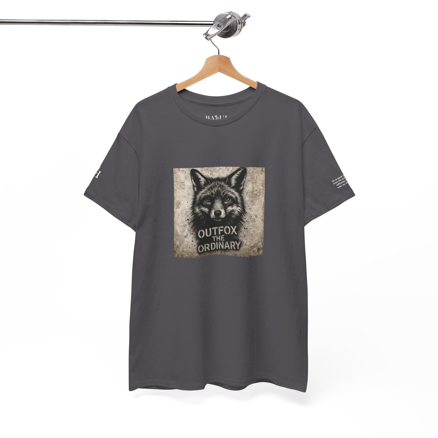 Rebel Graphic Tee - Unisex Heavy Cotton T-Shirt for the Wild at Heart. Rebel Tees, Born to Be Worn - Outfox The Ordinary