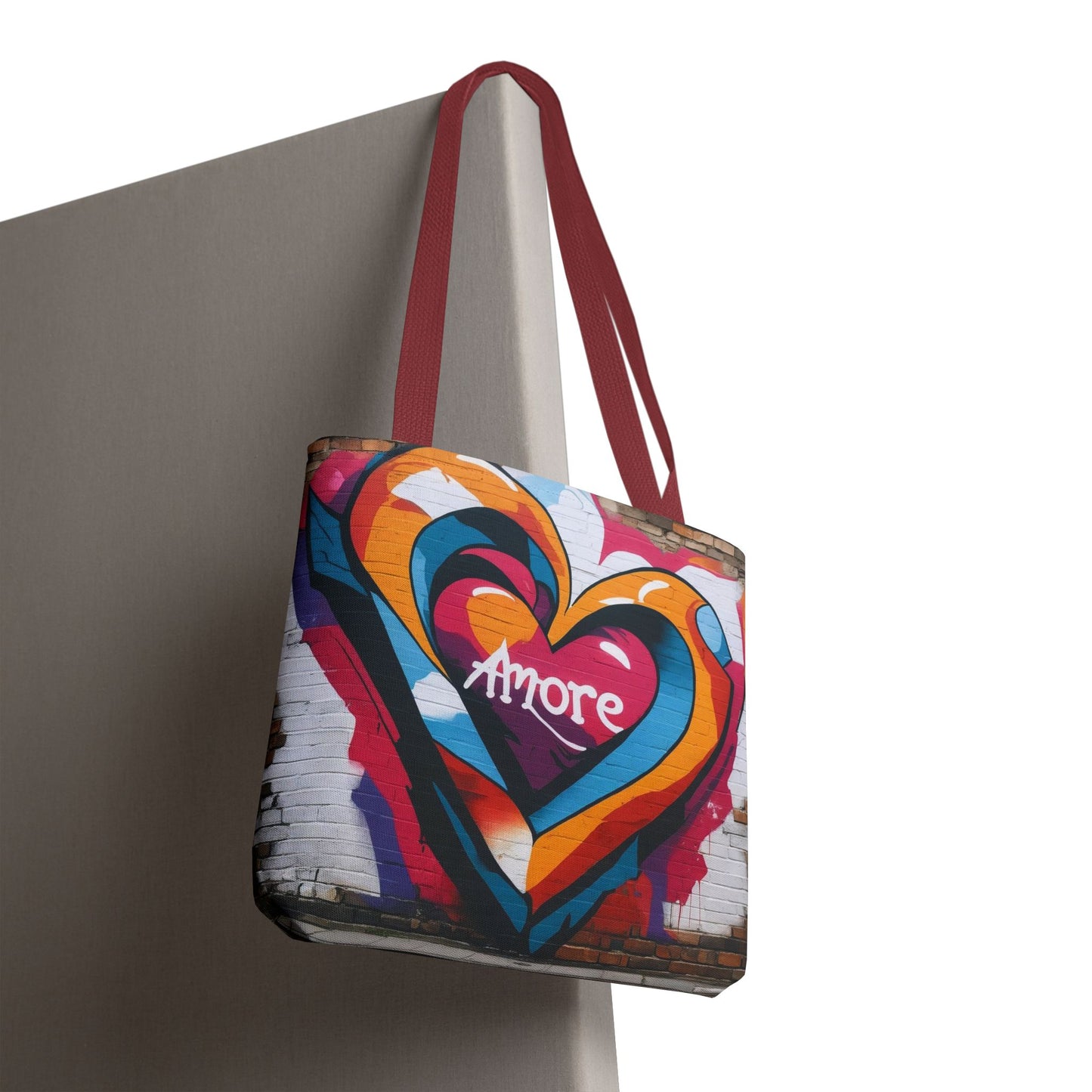 Artistic Surge - Eco-Friendly Canvas Tote Bag - HEART