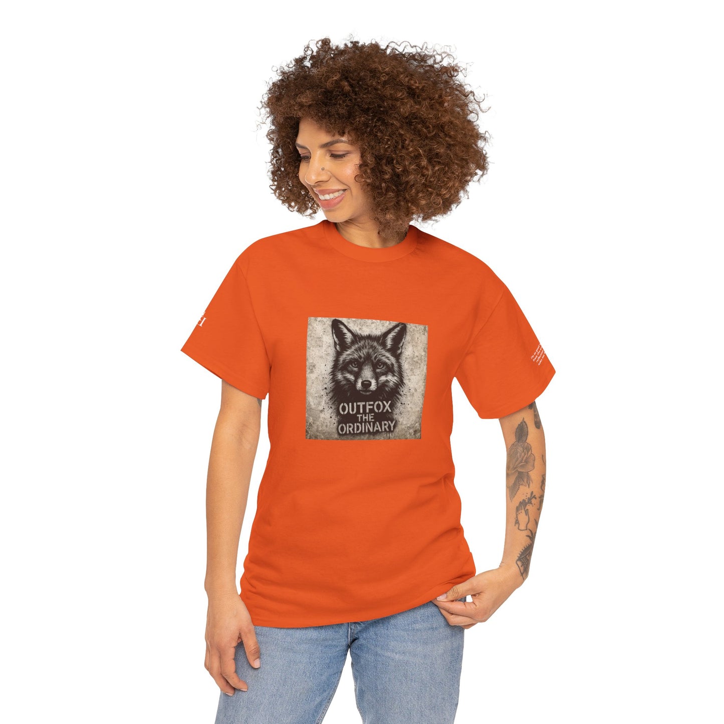Rebel Graphic Tee - Unisex Heavy Cotton T-Shirt for the Wild at Heart. Rebel Tees, Born to Be Worn - Outfox The Ordinary