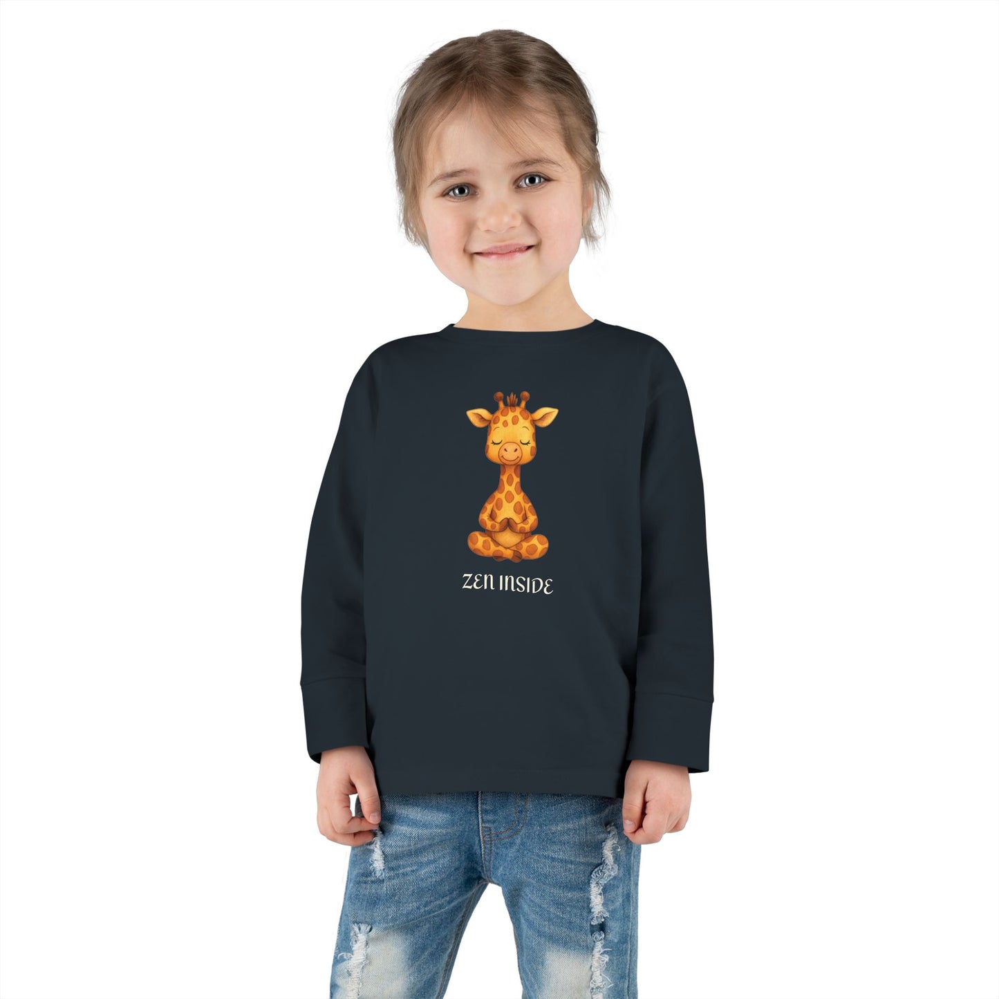Zen Inside Long Sleeve Tee - GIRAFFE