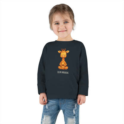 Zen Inside Long Sleeve Tee - GIRAFFE