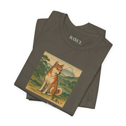 DOGART Unisex Jersey DOG T-Shirt - SUMI-E STYLE - Iconic Painting Reimagined with Dogs