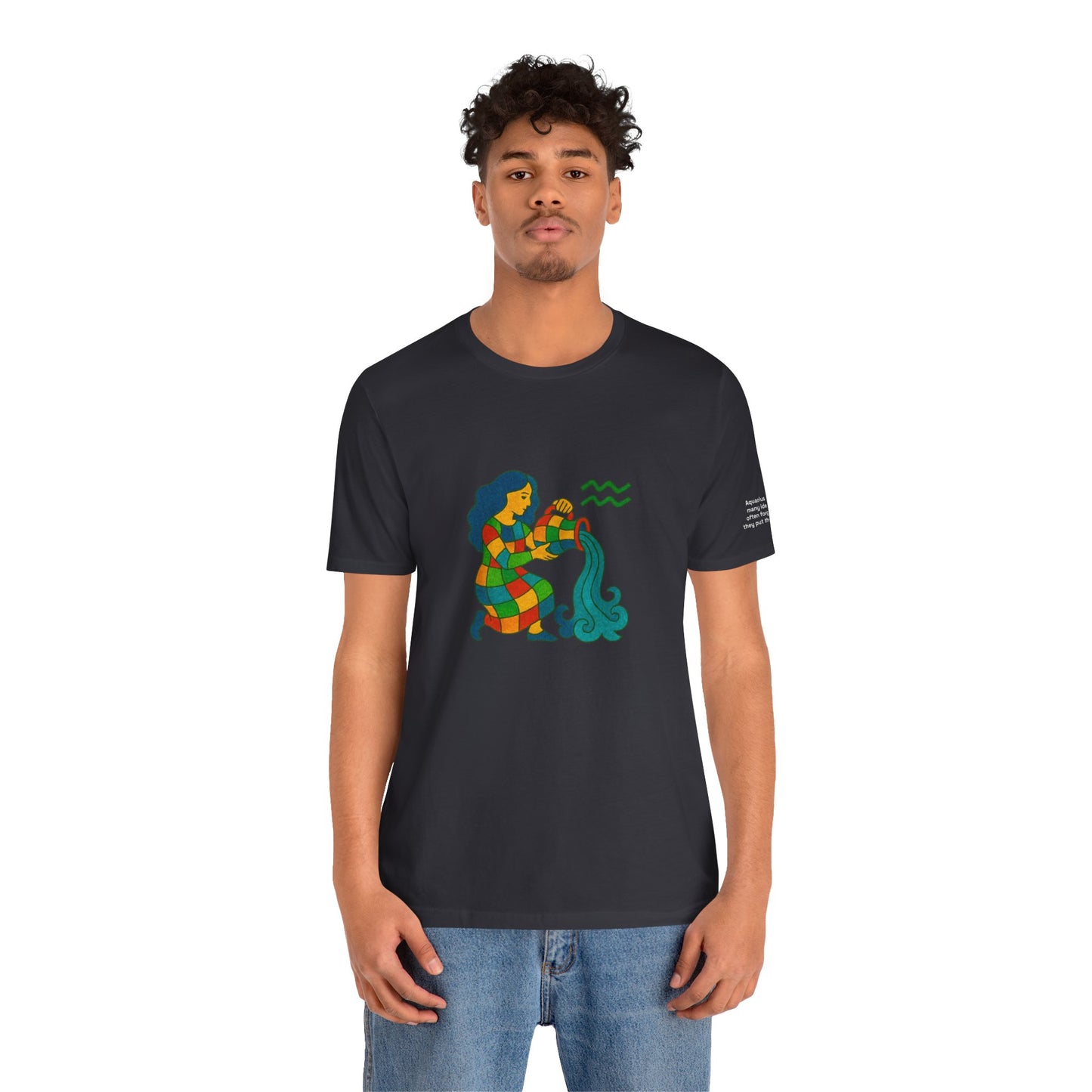 AQUARIUS - T-shirt, The Zodiac in Colors