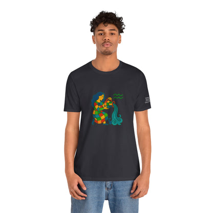 AQUARIUS - T-shirt, The Zodiac in Colors