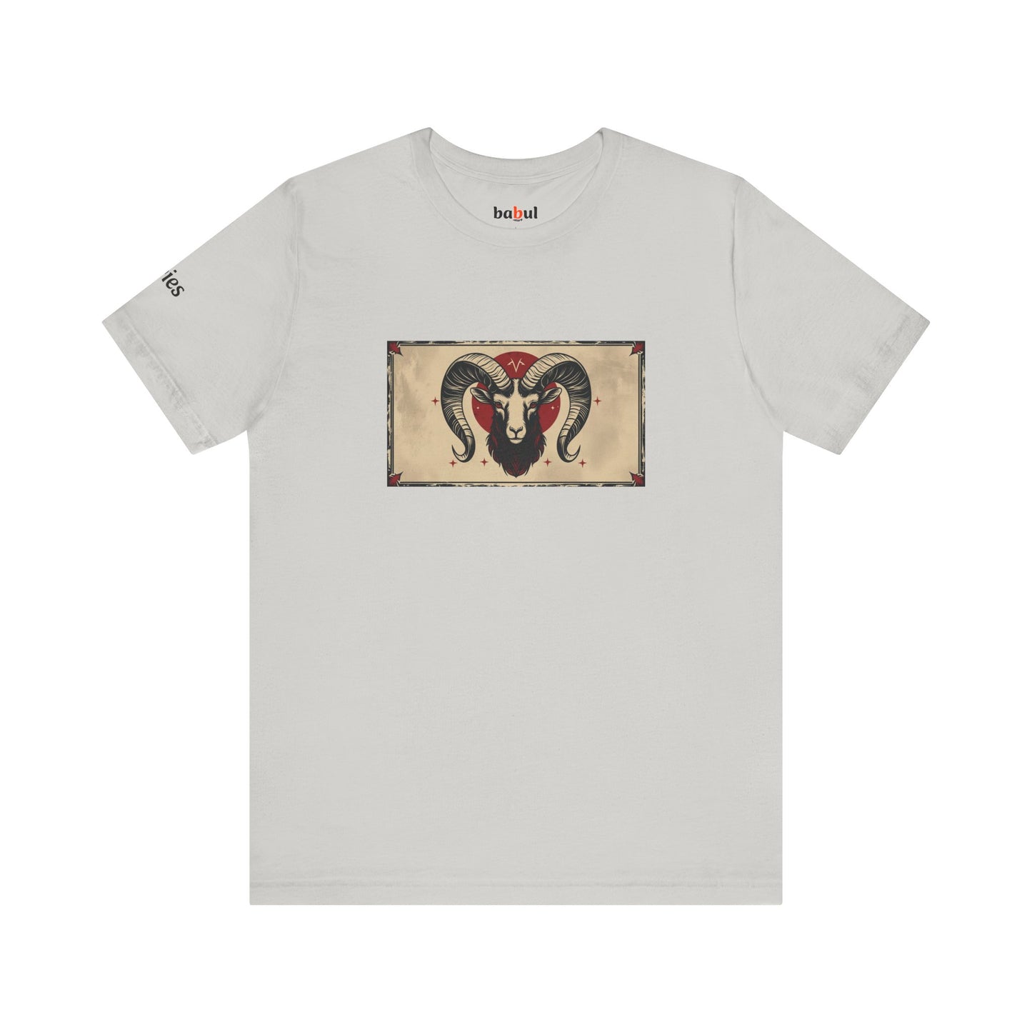 Aries - Gothic Zodiac T-Shirt. Zodiac in the Shadows