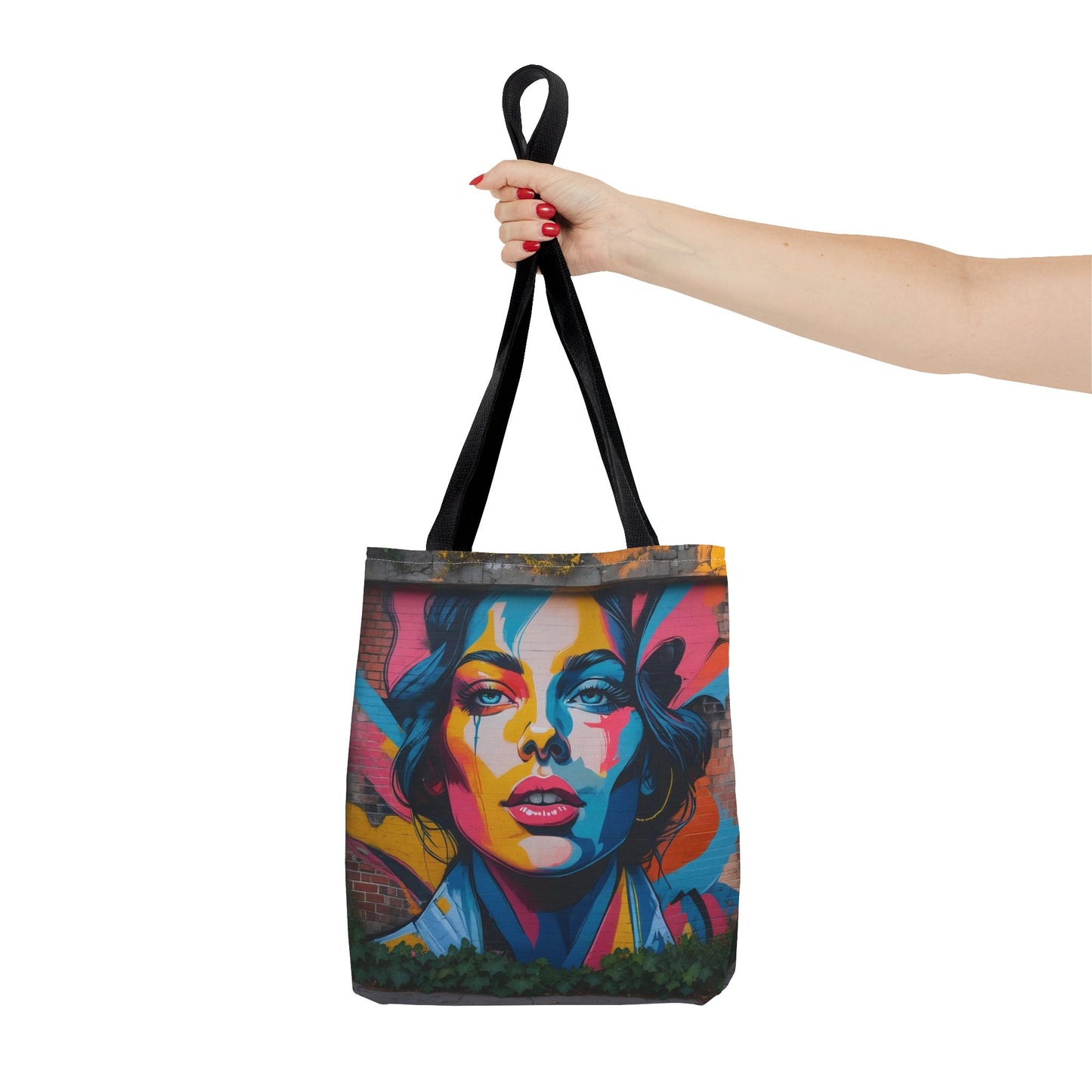 Artistic Surge - Eco-Friendly Canvas Tote Bag - WOMAN'S FACE