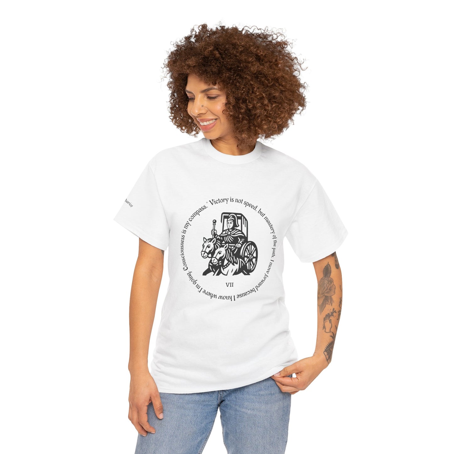 The Chariot - ArcanaPop T-Shirt – Where Tarot Magic Meets Pop Art