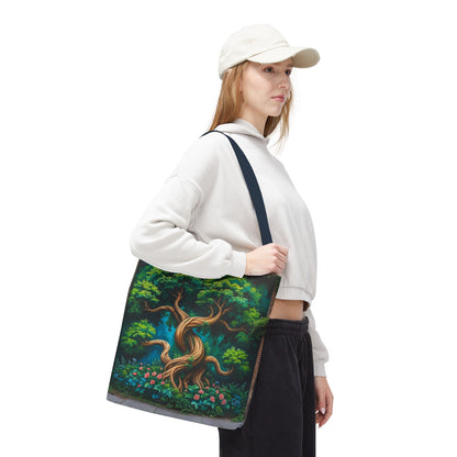 Artistic Surge - Eco-Friendly Canvas Tote Bag - TREE