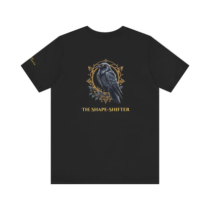 Crow – The Shape-Shifter - Magic Animals T-Shirt Black Only (graphic on the back)