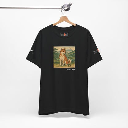 DOGART Unisex Jersey DOG T-Shirt - SUMI-E STYLE - Iconic Painting Reimagined with Dogs