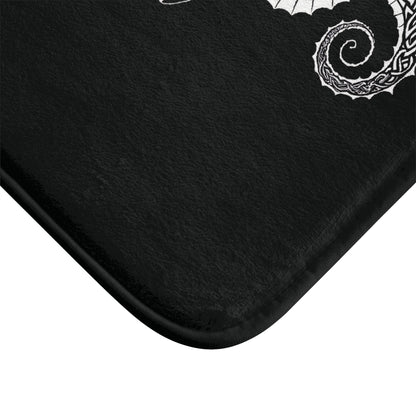 Tribal Bath Mat. Ocean Energy, Tribal Style