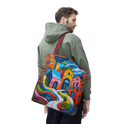 Artistic Surge - Eco-Friendly Canvas Tote Bag - HOUSES