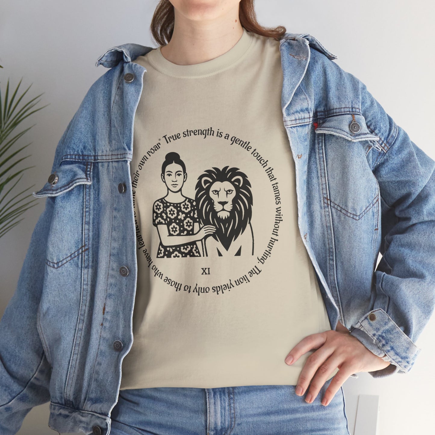 Strength - ArcanaPop T-Shirt – Where Tarot Magic Meets Pop Art
