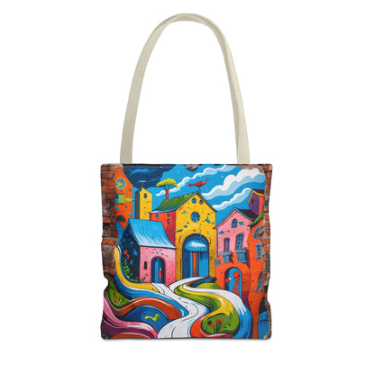 Artistic Surge - Eco-Friendly Canvas Tote Bag - HOUSES
