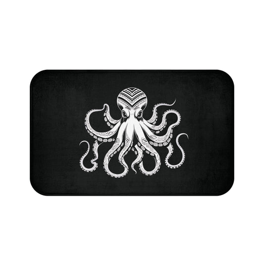 Tribal Bath Mat. Ocean Energy, Tribal Style