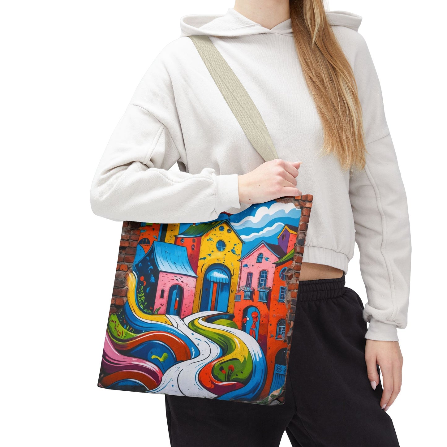 Artistic Surge - Eco-Friendly Canvas Tote Bag - HOUSES
