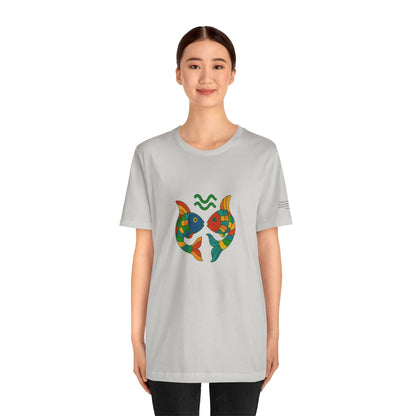 PISCES - T-shirt, The Zodiac in Colors