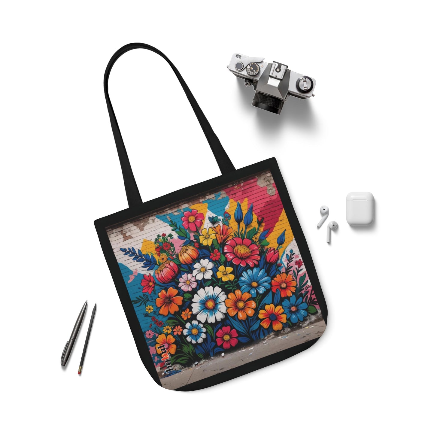Artistic Surge - Eco-Friendly Canvas Tote Bag - FLOWERS