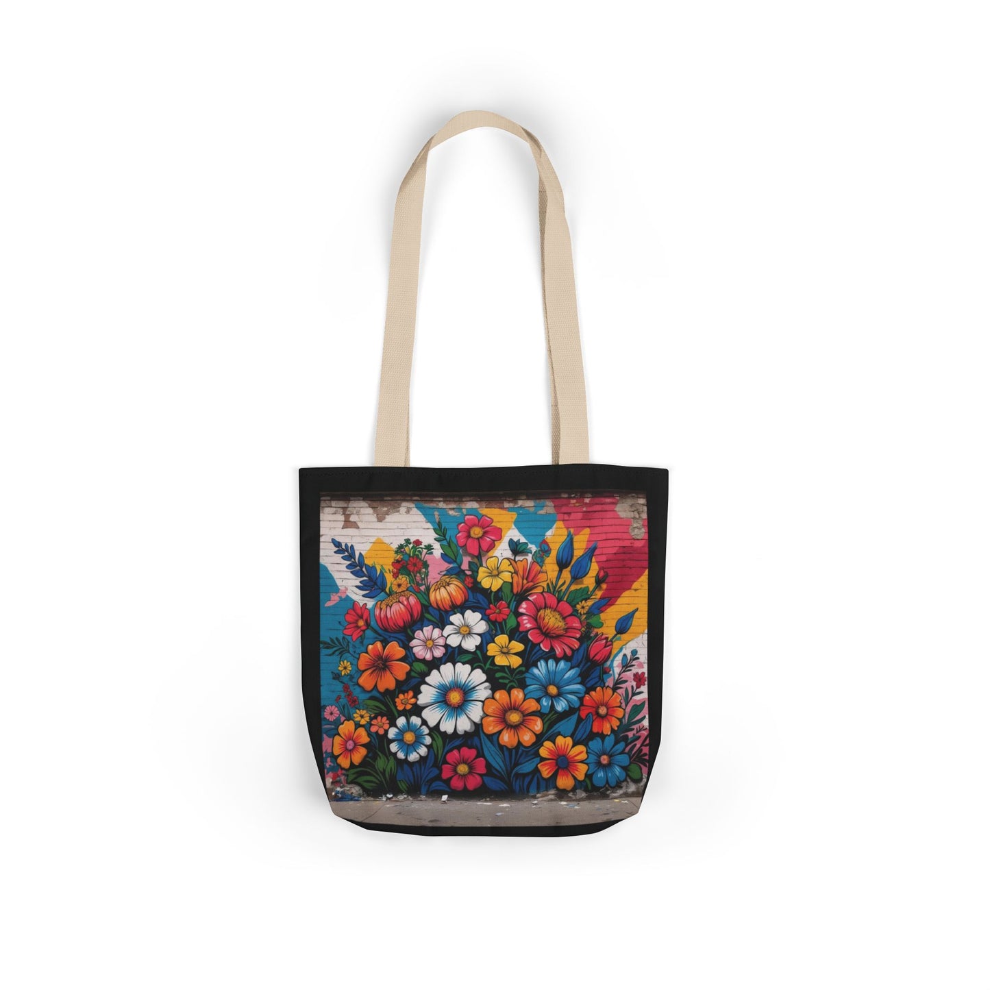 Artistic Surge - Eco-Friendly Canvas Tote Bag - FLOWERS