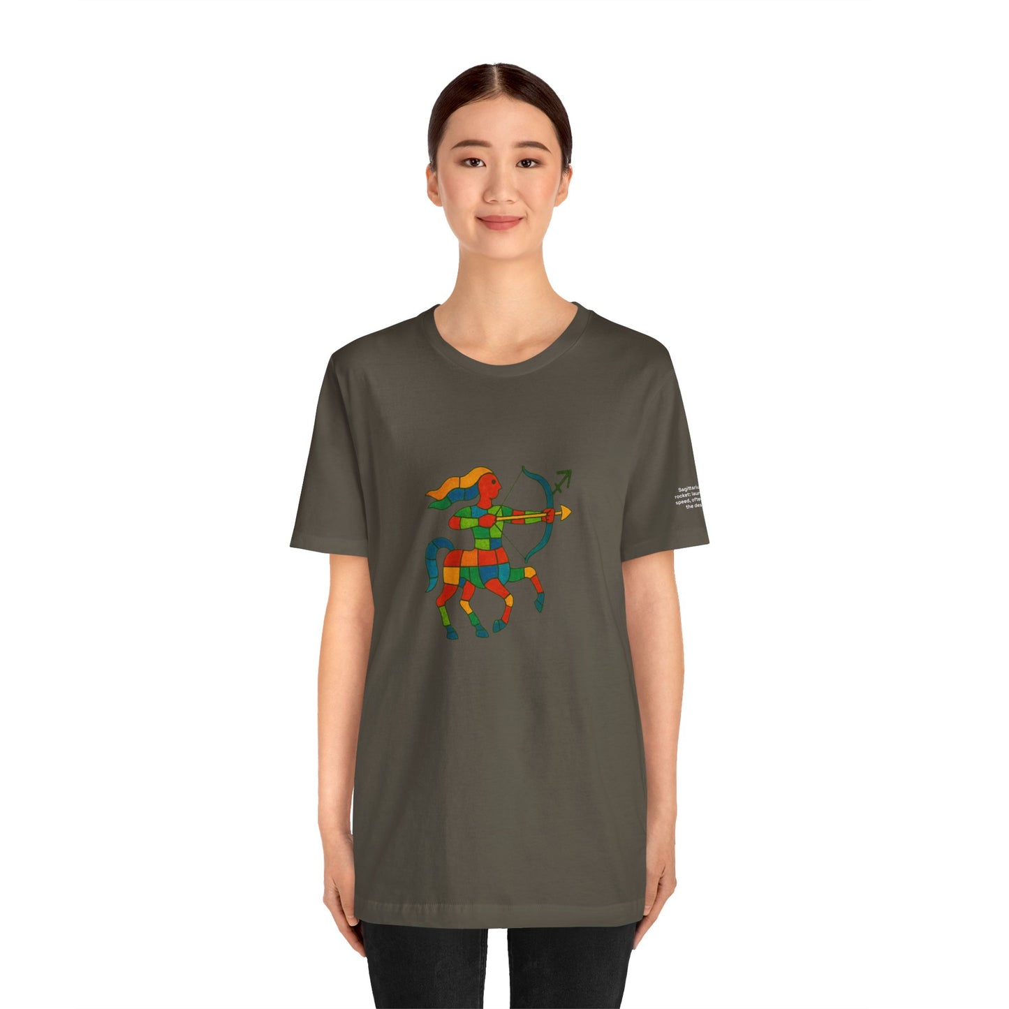 SAGITTARIUS - T-shirt, The Zodiac in Colors