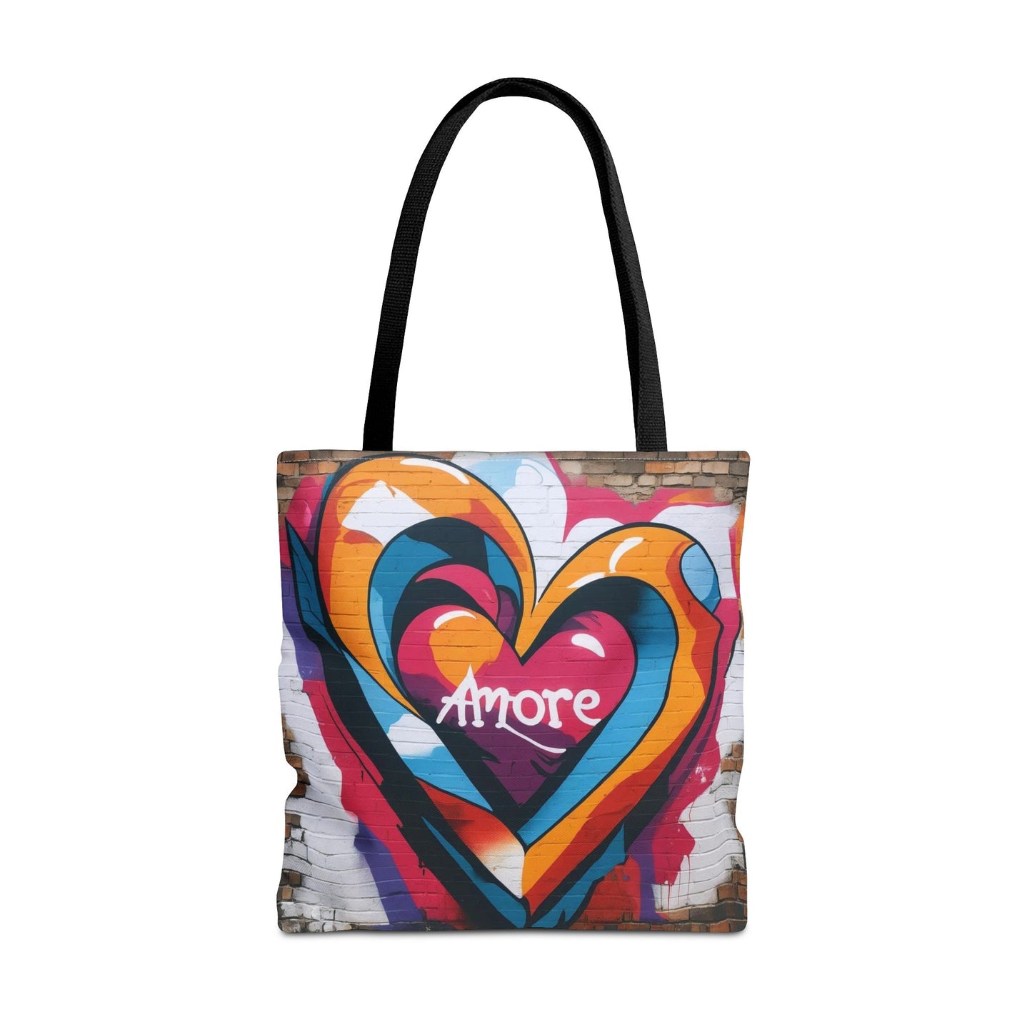 Artistic Surge - Eco-Friendly Canvas Tote Bag - HEART