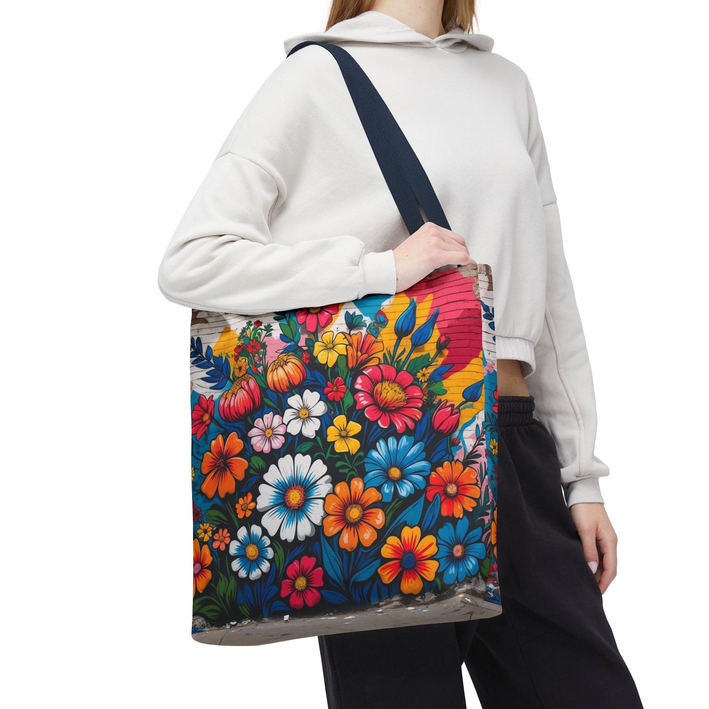 Artistic Surge - Eco-Friendly Canvas Tote Bag - FLOWERS