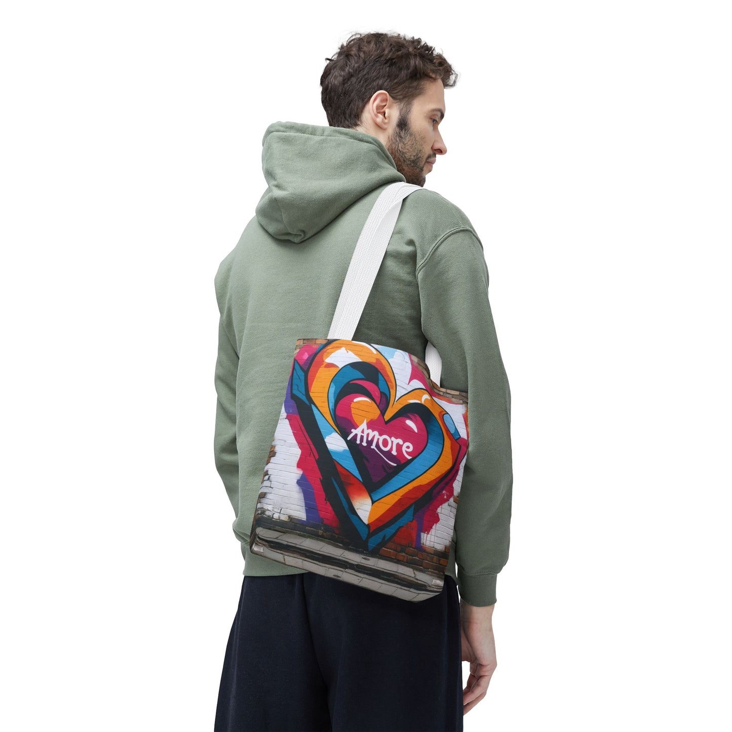 Artistic Surge - Eco-Friendly Canvas Tote Bag - HEART